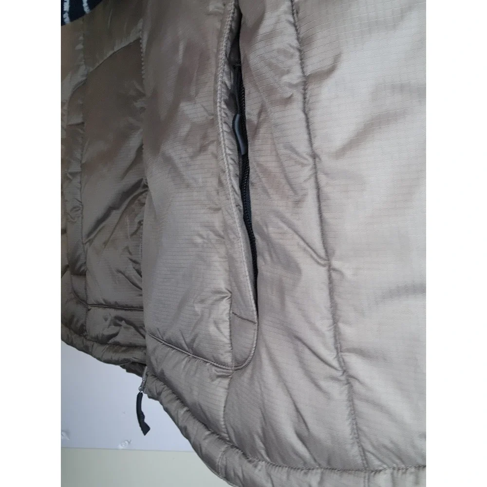 Can-Am BRP Mens Taupe Brown Ripstop Insulated Puffer Vest 286287 2XL New No Tag‎
